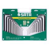 Ferramenta Sata Allen 25 Peças Medidas Em Milímetro