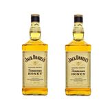Kit 2 Jack Daniel&#39;s Honey Original 375ml Uísque Padrinhos