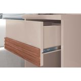 Cabeceira Cama Box Madeirado Bourbon C/ Gavetas Areia/jatoba - Santos Andirá