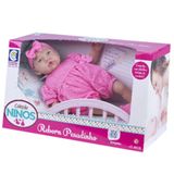 Bebe Reborn Colecao Ninos Pesadinho Menina 44cm Cotiplas