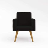 40 Poltronas Nina Corino Preto Escritorio Recepção Balaqui Preto