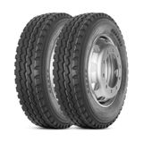 2 Pneu Durable 275/80r22.5 149/146m 16pr Dr877 Liso Misto