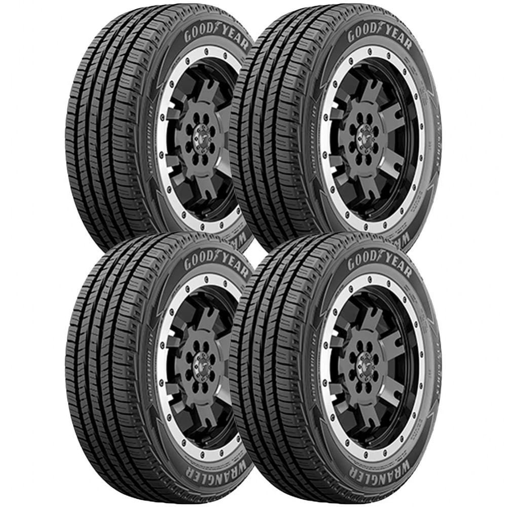 Pneu Goodyear Wrangler Fortitude Ht 245/70 Aro 16 Para Pick-ups E Suvs - 4 Unidades