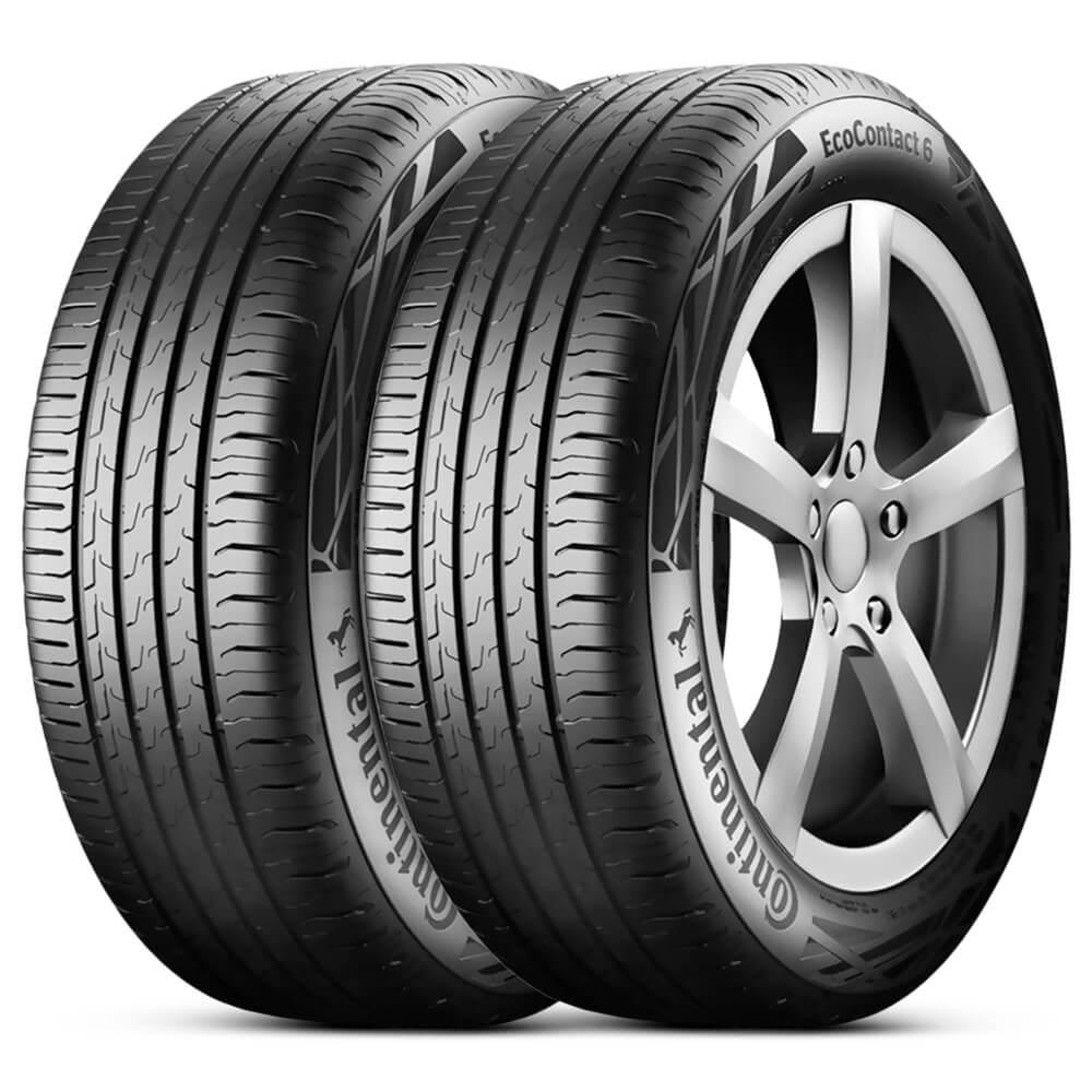 Kit 2 Pneu Continental Aro 15 185/60r15 88h Xl Ecocontact 6