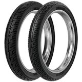 Kit 2 Pneu Moto Yamaha Ybr Rinaldi Bs32 Traseiro Dianteiro