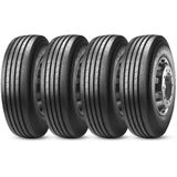 Kit 4 Pneu Argantis Aro 22.5 295/80r22.5 152/148m Tl M+s 18pr Ar70s Liso Rododviário