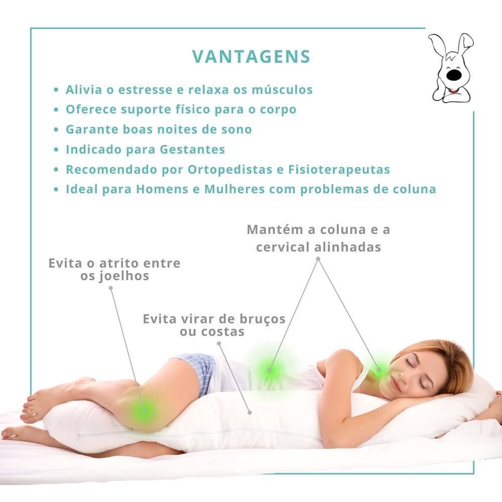 Travesseiro De Corpo Mileva: Suporte Perfeito Para A Coluna - Carrefour