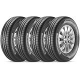 Kit 4 Pneu Continental 195/65r15 91h Tl Powercontact 2