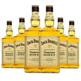 Kit 6 Jack Daniel&#39;s Honey Original 375ml Uísque Padrinhos