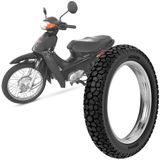 Pneu Moto Biz 100 Rinaldi 80/100-14 49l Traseiro Wh21