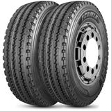 Kit 2 Pneu 295/80r22.5 Xbri 152/149l 18pr Tl Ecomix F1