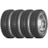 Kit 4 Pneu Durable 275/80r22.5 149/146m Tl Dr877 Liso Misto