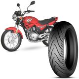 Pneu Moto Ybr125 90/90-18 57p Tl Traseiro Stroker City Reinf