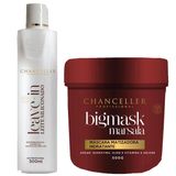 Kit Chanceller Leave In Leite Siliconado E Mascara Marsala