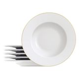 Conjunto De Pratos Rasos Elisa - 6 Peças