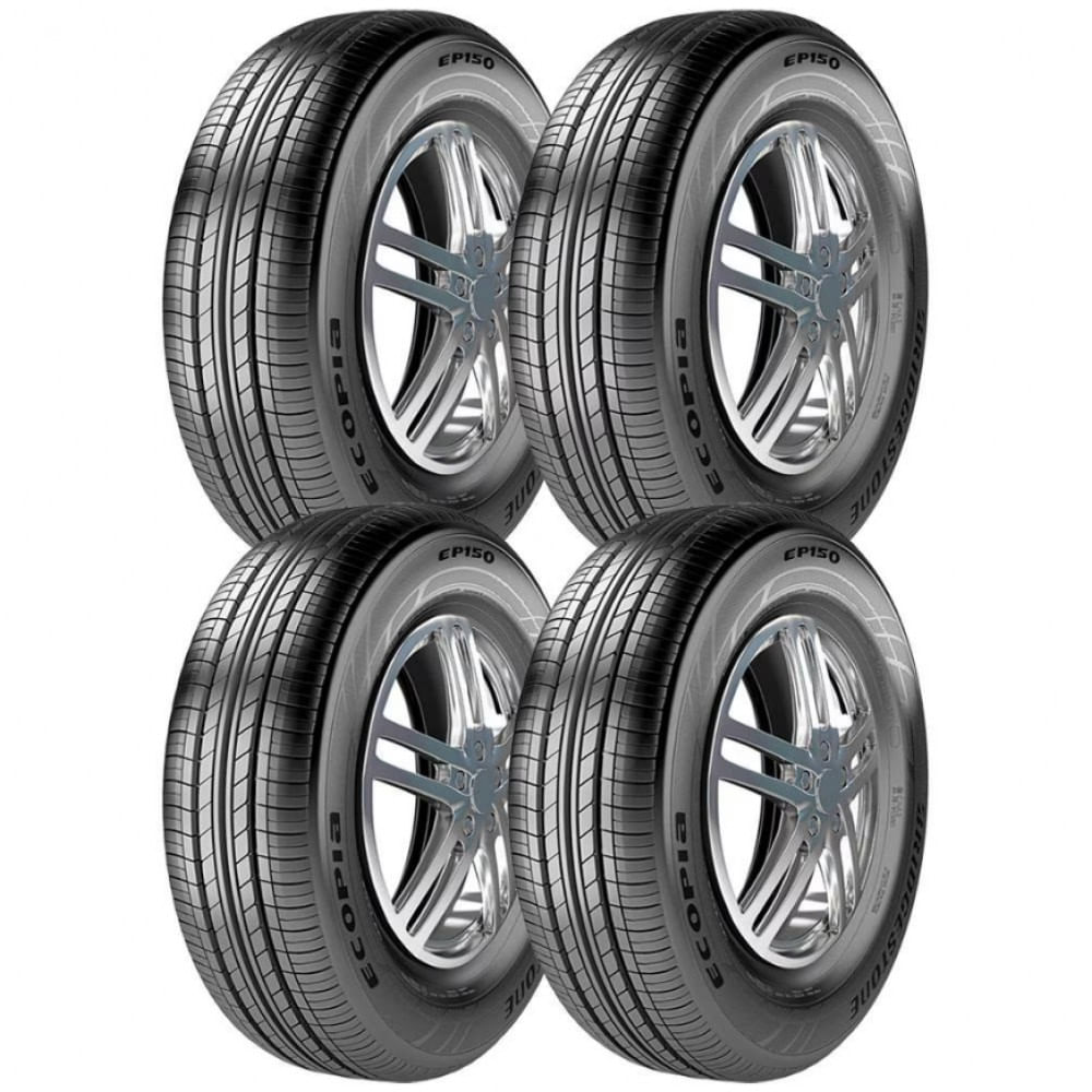 Pneu Aro 15 Bridgestone Ecopia Ep150 195/55 85h 4 Unidades