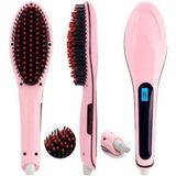 Escova Alisadora Elétrica - Bivolt Rosa