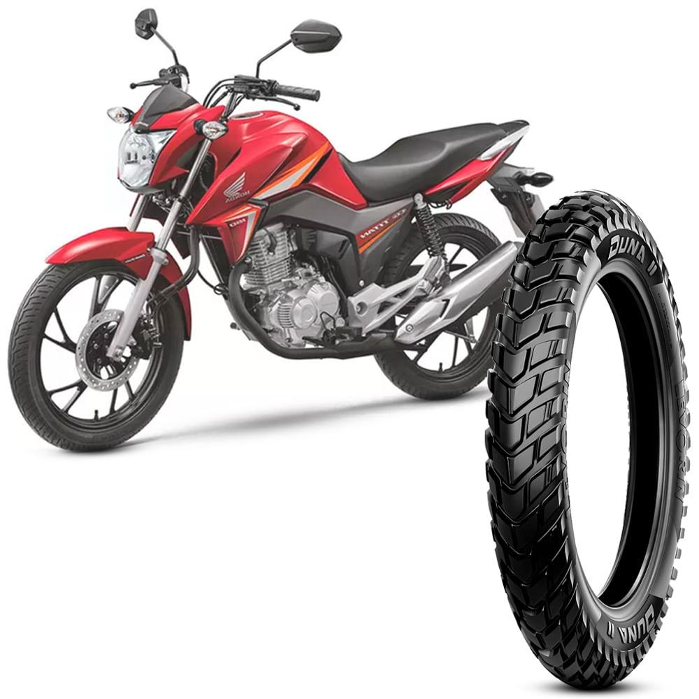 Pneu Moto Honda Cg 160 Levorin By Michelin 80/100-18 Duna Ii