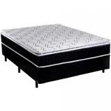 Cama Box Queen Size Luckspuma Barcelona Spring Com Molas Bonnel E Pillow Top 61x158x198cm