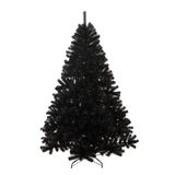 Arvore De Natal Preta 1,50m Halloween Dark 565 Galhos Luxo