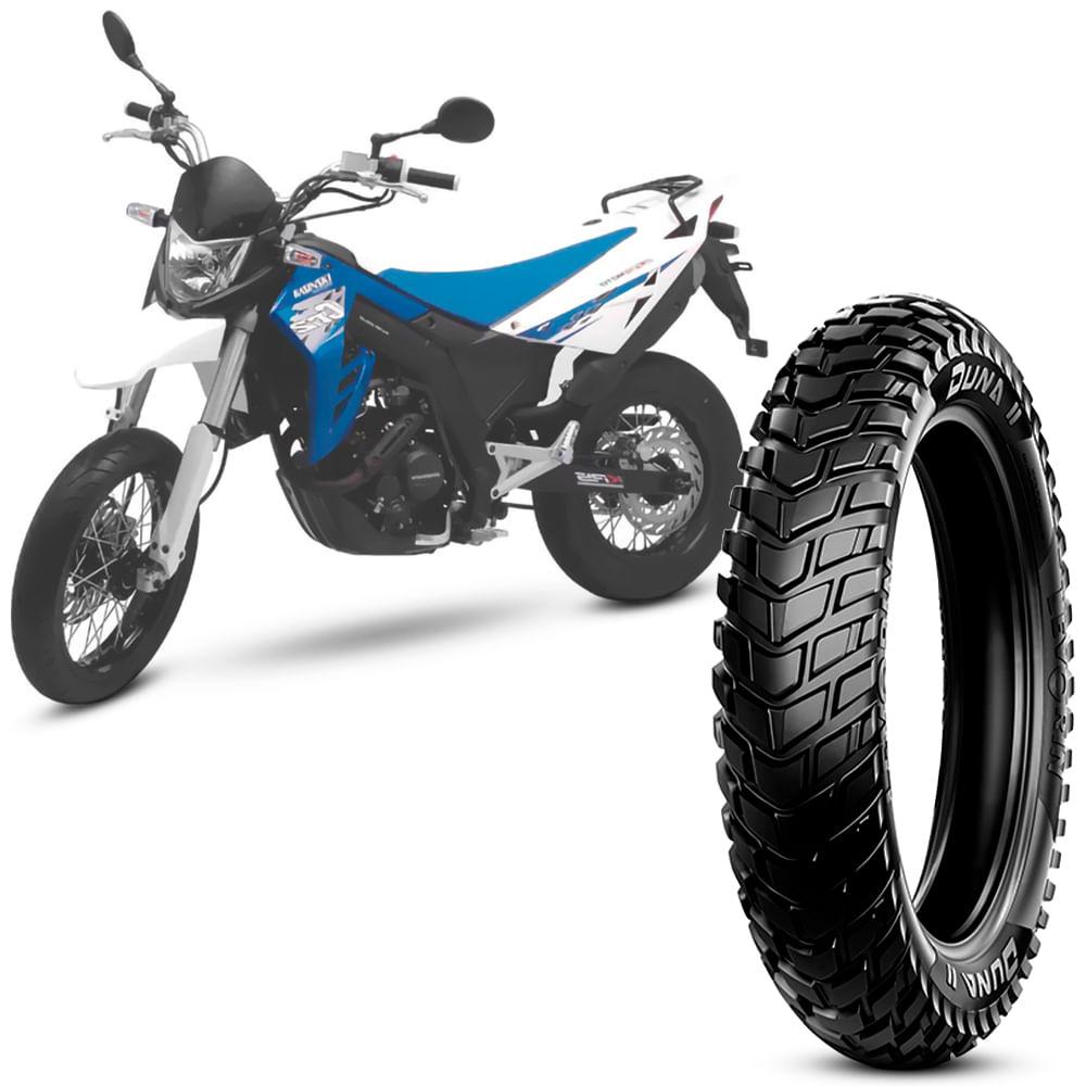 Pneu Moto Crz 150  Levorin By Michelin Aro 18 110/80-18 58t M/c Traseiro Duna Ii