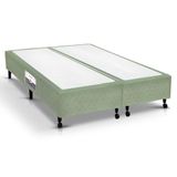 Cama Box Base King Poli Tecido Green (193x203x23) - Castor