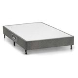 Cama Box Base Universal Casal Lux Chenille Gray (138x188x23) - Castor