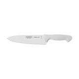 Faca Chef Tramontina Premium Com Lâmina Em Aço Inox E Cabo De Polipropileno Branco 8&quot; Tramontina