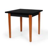 Mesa De Jantar Luiza Quadrada 80x80cm Preto