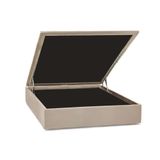 Cama Box Baú Casal Universal Suede Clean (138x188x35) - Ortobom
