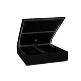 Cama Box Baú King Universal Suede Nero Black (186x198x35) - Ortobom