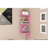 Prateleira Decorativa Quarto Bebê Am 3079 Rosa - Movelbento