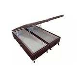 Cama Box Baú Universal Queen Courano Brown New (158x198x35) - Castor