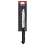 Faca Para Cozinha Ultracorte Com Lâmina Em Aço Inox E Cabo De Polipropileno Preto 6&quot;