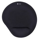 Mouse Pad Vinik Mpg-10p, Ergonômico, Apoio De Pulso Em Gel, Base Emborrachada, 220x245mm, Preto