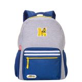 Mochila Minions Escolar - Cinza E Azul