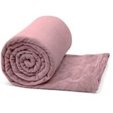 Manta Buettner Queen( 2,40cm X 2,60cm ) Microfibra Flannel Confort Rosa