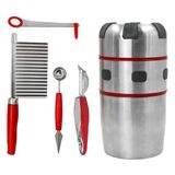 Espremedor De Frutas Em Aço Inox - Durável E Eficiente