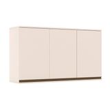 Armário Aéreo Cozinha Modulado Connect 3 Portas 120cm Off White - Henn