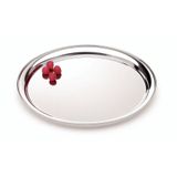 Bandeja Tramontina Service Em Aço Inox Redonda 30 Cm Tramontina