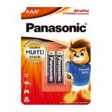 Pilha Alcalina Aaa Sm-2 Panasonic Lr03xab-2b192