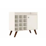 Bar De Sala Jantar Rt 3111 Adega P/ 12 Garrafa Off White - Movelbento