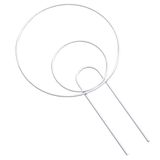Tutor Arco 50cm Suporte Plantas - Branco