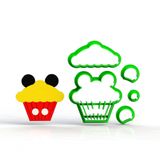 Cortador Docinho Cupcake Mickey Tamanho 5 Cm
