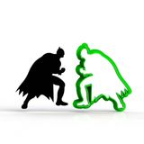 Cortador Batman - Silhueta Mod 01 Tamanho 7 Cm