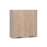 Armário Aéreo 80cm 2 Portas 1 Prateleira Stylo Luciane Móveis Cinammon-cumaru