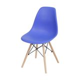 Cadeira Eames Base de Madeira OR Design Azul Escuro