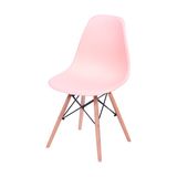 Cadeira Eames Base de Madeira OR Design Salmão