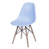 Cadeira Eames Base de Madeira OR Design Azul Claro