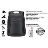 Mochila Bezzter Com Compartimento Para Notebook 15/16 Pol